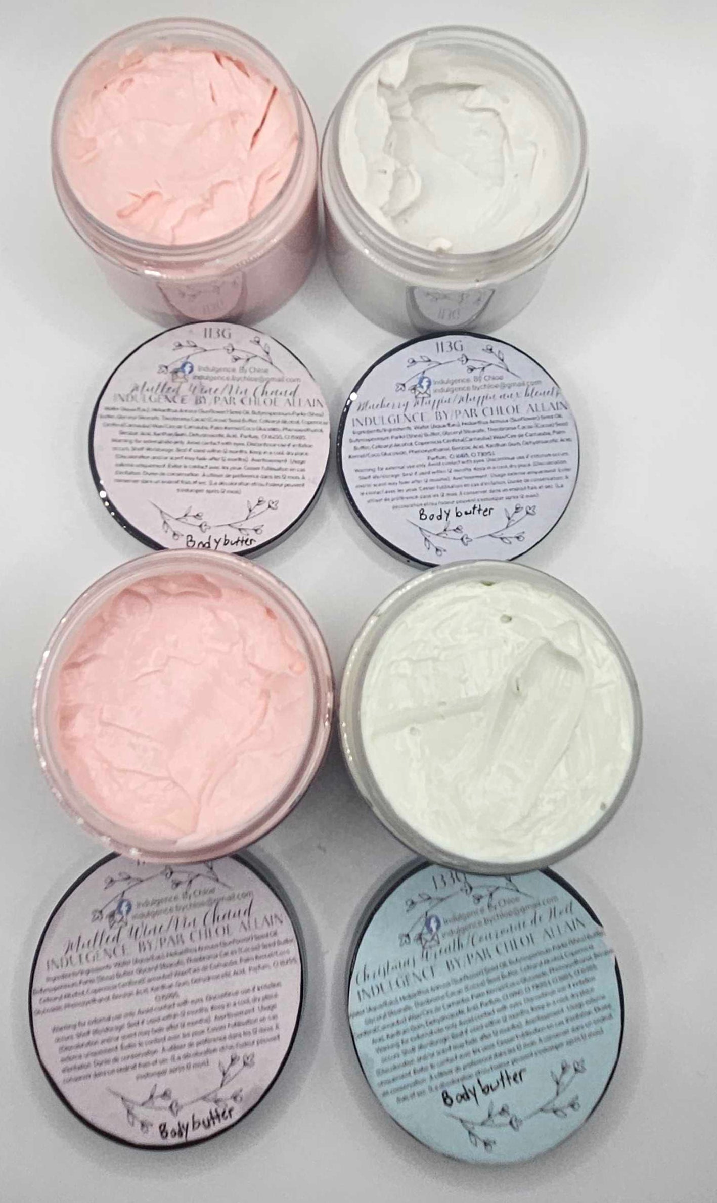 Scented Handmade Body Butter | Christmas Wreath, Mulled Wine & Blueberry Muffin | Moisturizing Skincare Gift