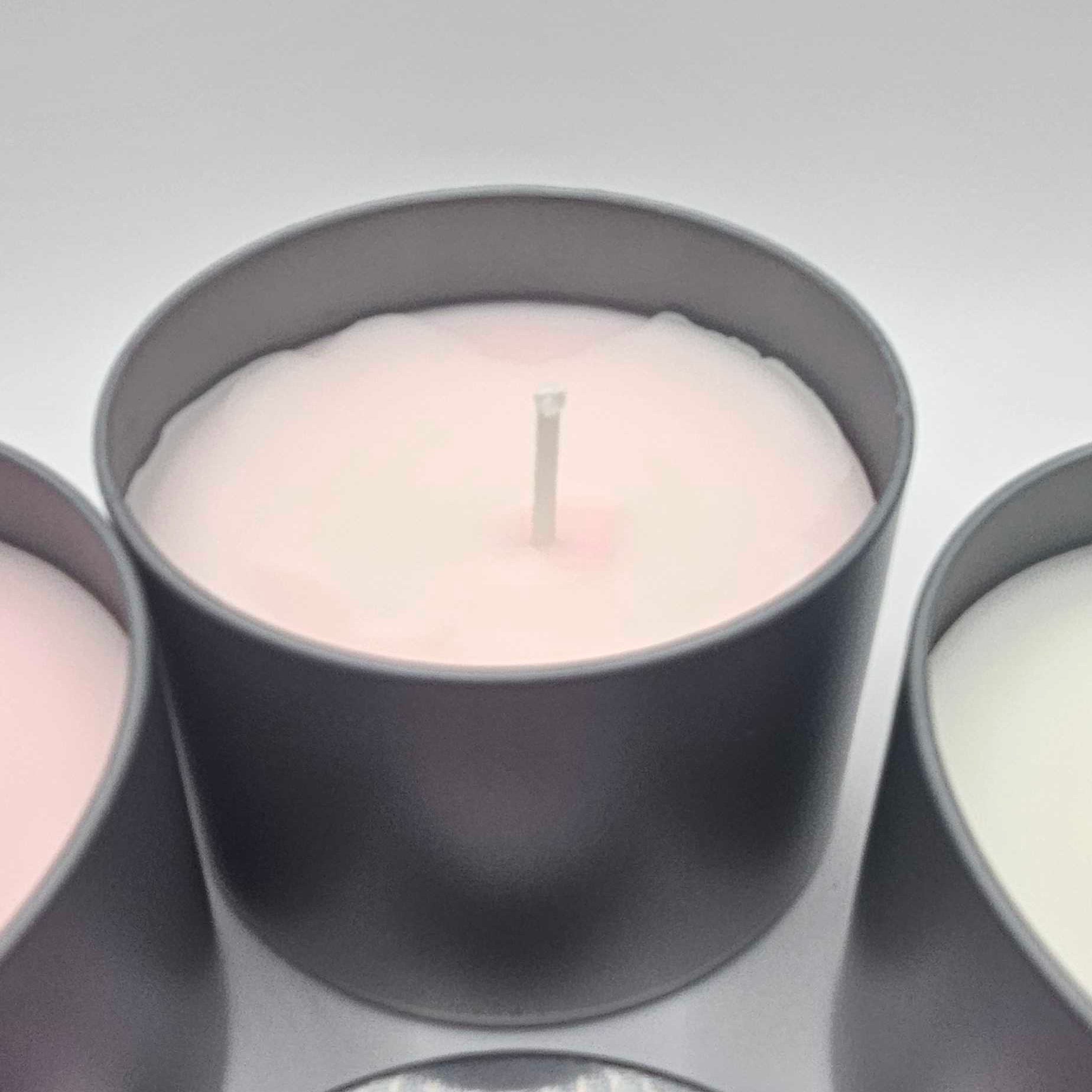 Cherry Blossom Scented Candle | Handmade Palm & Paraffin Wax Blend | Single Wick Floral Home Fragrance